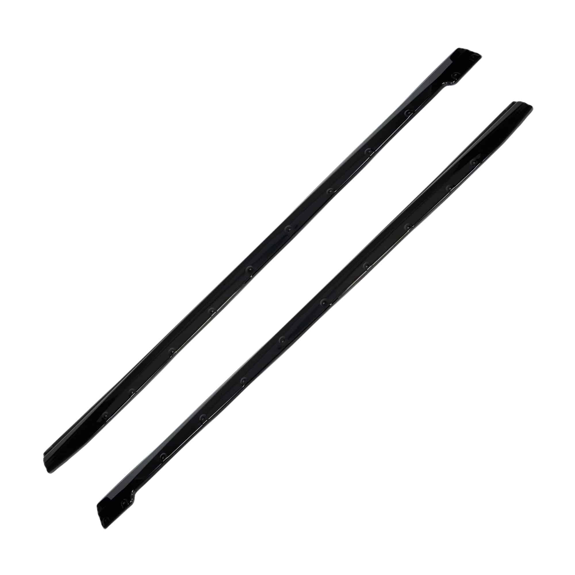 BMW 1 Series & M135i F40 EVO - 1 Gloss Black Side Skirts by ZAERO (2019 - 2024) - Evolve Automotive